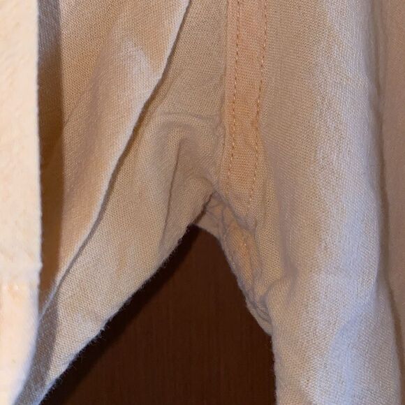 Eddie Bauer Mens Casual Button Down short sleeve shirt XLT great condition yello - Picture 6 of 10